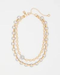 Links + Rings Convertible Necklace