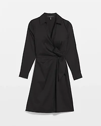 Long Sleeve Wrap Dress