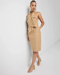 Trench Wrap Mini Dress