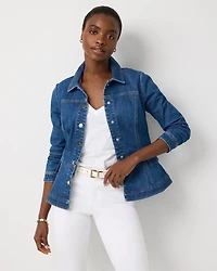 Peplum Denim Jacket