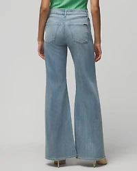 Petite High-Rise Everyday Soft Denim™ Wide-Leg Pants