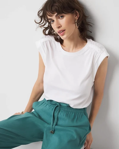Braided Shoulder Tee