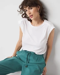 Braided Shoulder Tee