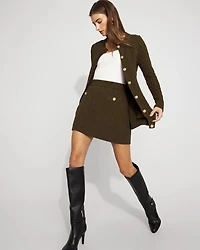 Cable Knit Pencil Skirt