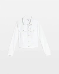 Petite Cropped Denim Jacket