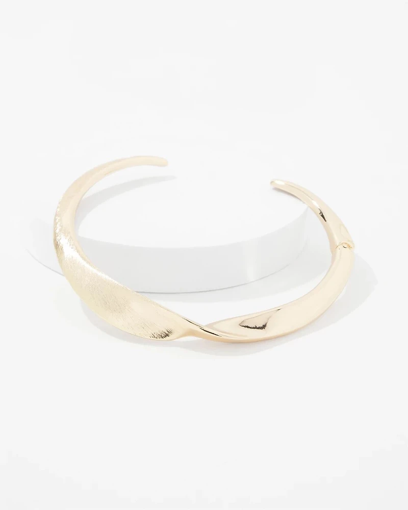 Gold Twisted Collar