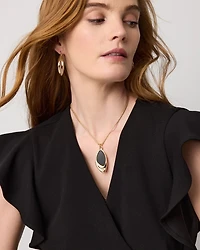 Shell Pendant Adjustable Necklace