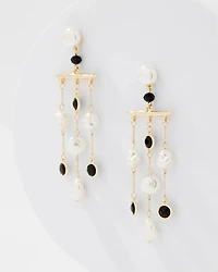 Black + White Statement Earrings