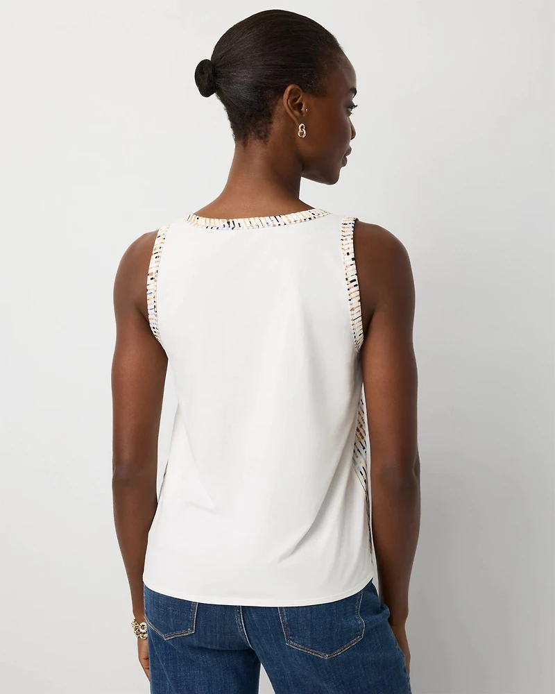 Satin Front Shell Tank