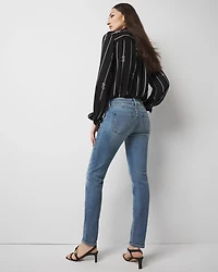 Mid-Rise Slim Jeans