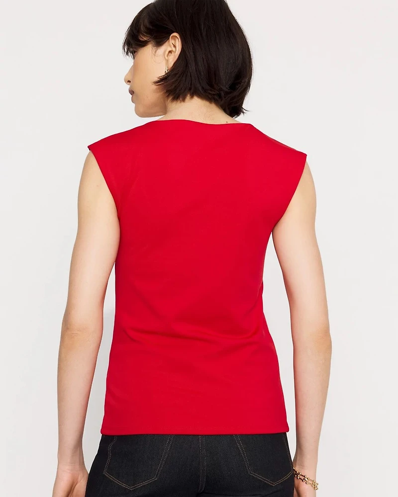 WHBM FORME™ All Ways Stretch Square Neck Top