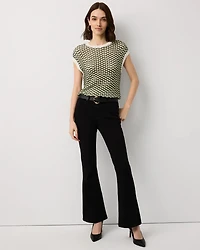 Petite High-Rise Flare Jean