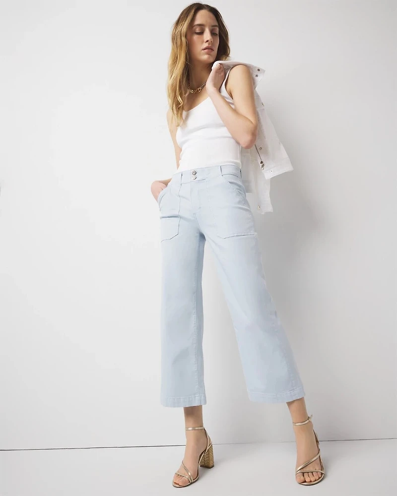 Pret Utility Wide Leg Cropped Pants