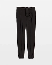 Jersey-Knit Tapered Ankle Pant