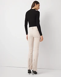 Pret Zip Hem High Rise Bootcut Jean