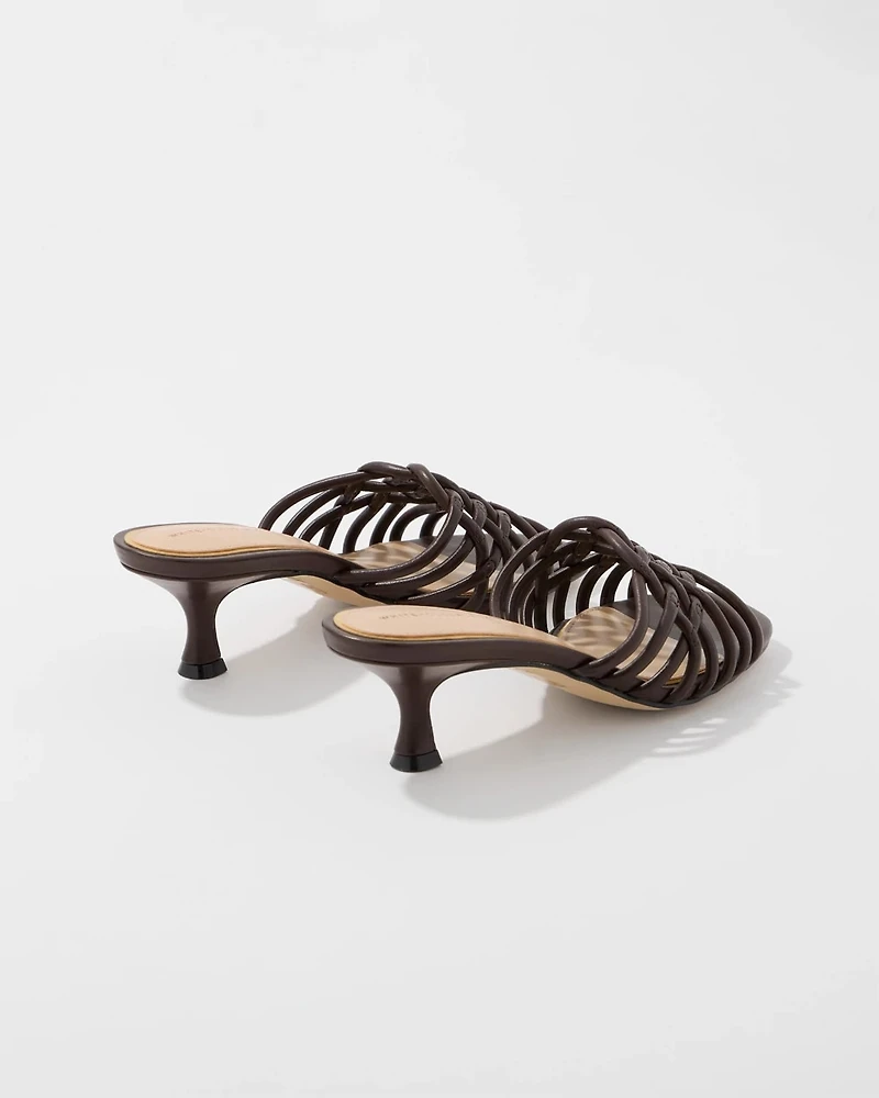 Leather Heeled Sandal