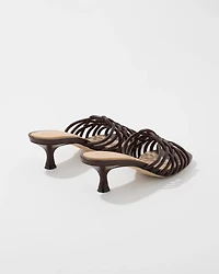 Leather Heeled Sandal