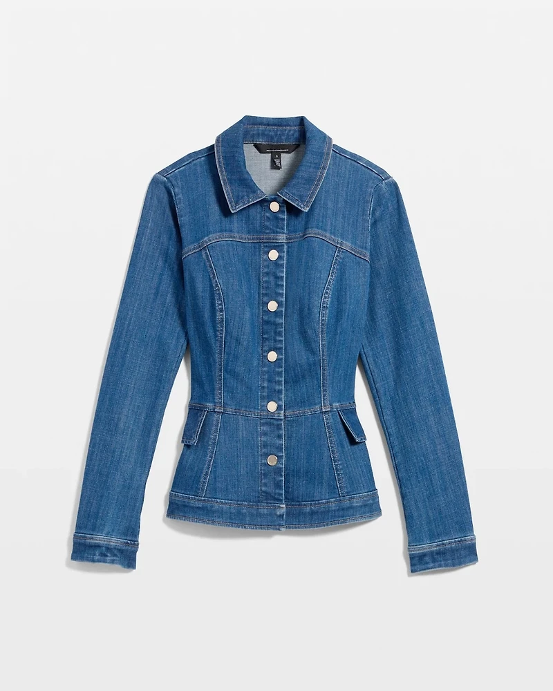 Peplum Denim Jacket