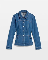 Peplum Denim Jacket
