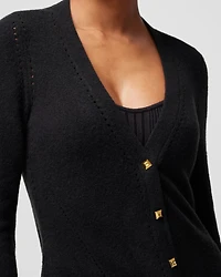 Petite Long Sleeve Boyfriend Cardigan