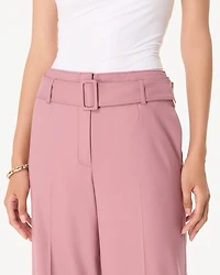 Belted High-Rise Wide Leg Pant