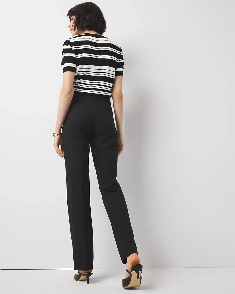 High-Rise Straight Pant