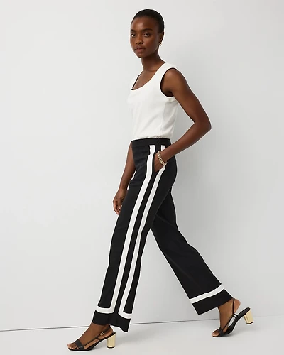 Colorblock High Rise Riley Trouser