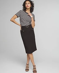 Petite Cargo Pocket Midi Skirt