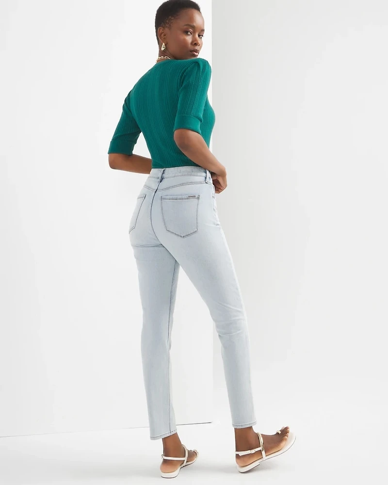 High-Rise Sculpt Slim Cropped Jeans