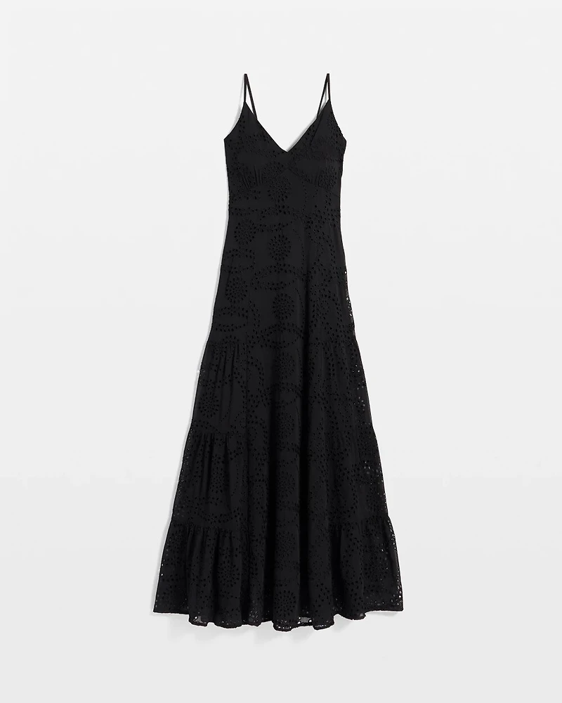 Eyelet Maxi Dress