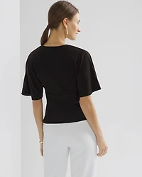 Matte Jersey Kimono Top