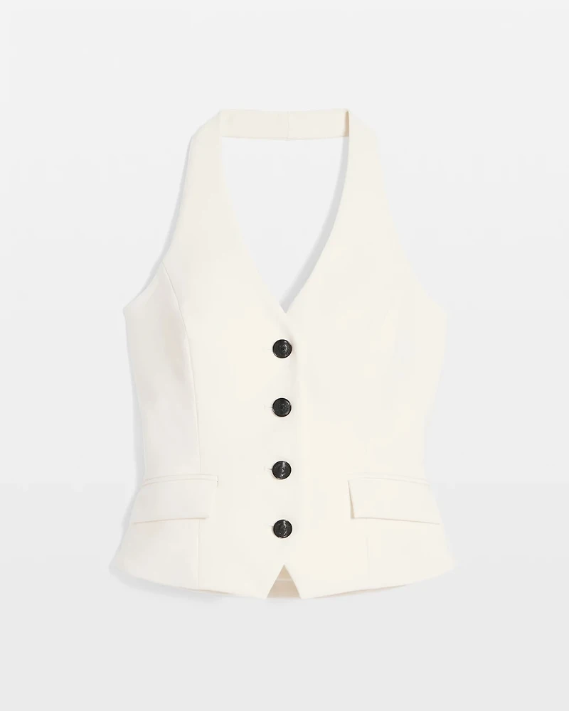 Pocket Vest Halter Top