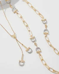 Horsebit Convertible Necklace