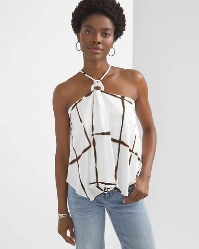 Ring Detail Halter Top