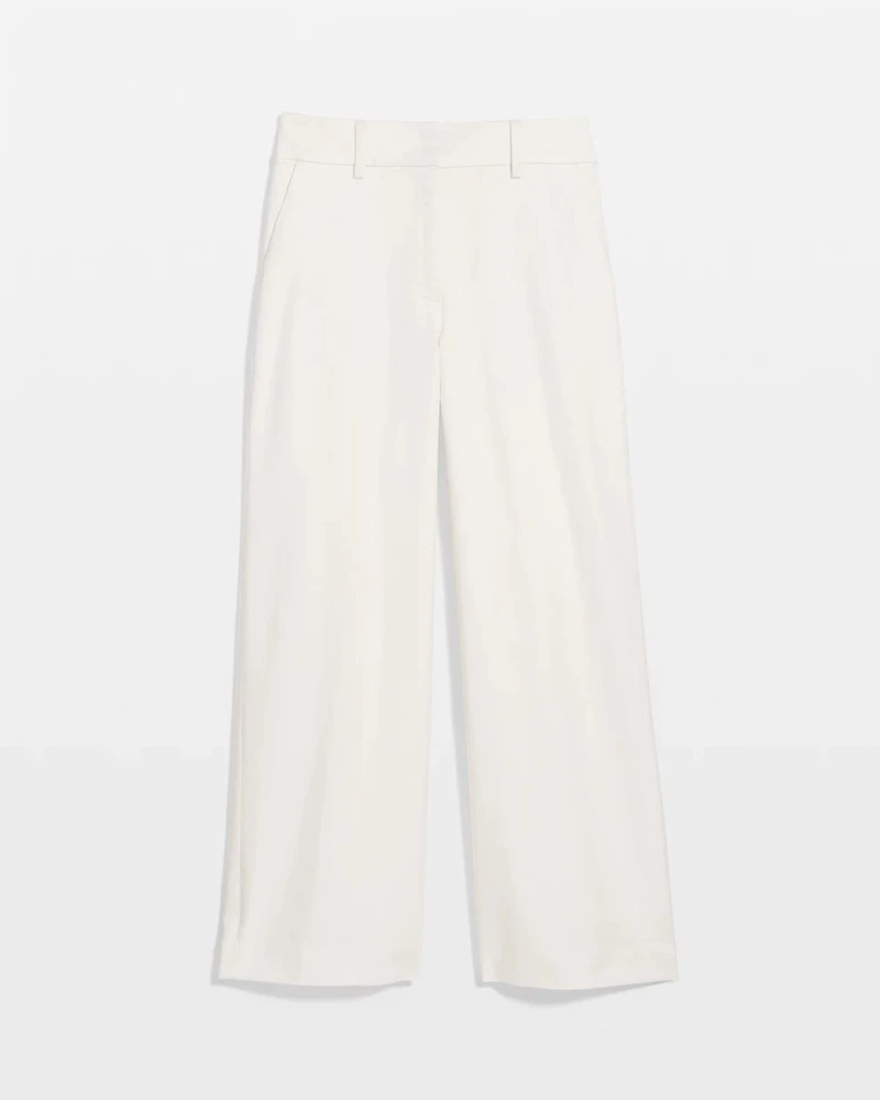 High Rise Wide Leg Crop Pant