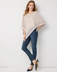Metallic Asymmetrical Poncho
