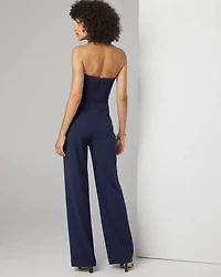 Strapless Draped Jumpsuit