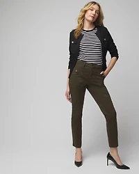 High-Rise Pret-A-Jet Slim Ankle Pants