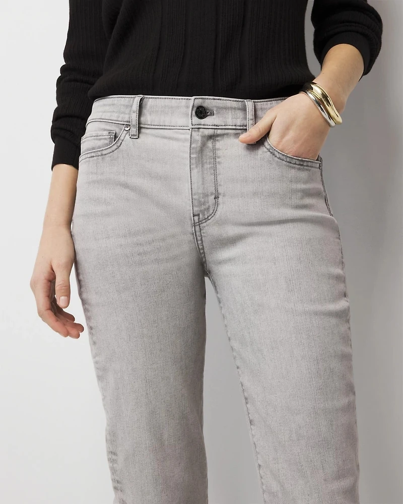 Mid-Rise Girlfriend Jeans