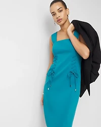 Square Neck Sleeveless Dress