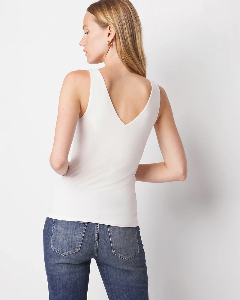 WHBM FORME™ All Ways Stretch Dual Neck Tank