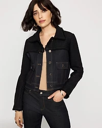 Tweed + Denim Jacket