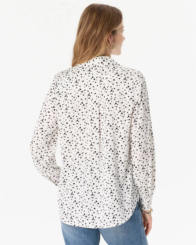 Petite Matte Satin Shirt