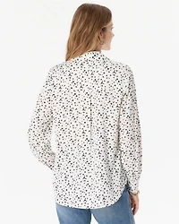 Petite Matte Satin Shirt