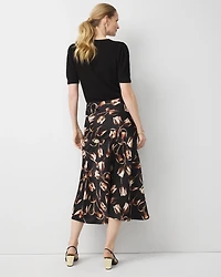 Petite Satin Maxi Skirt