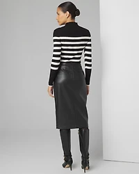 Faux Leather Skirt