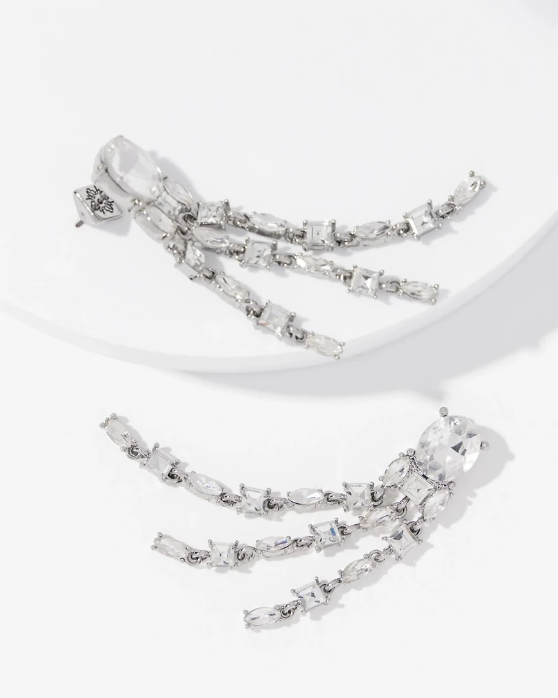 Crystal Fringe Earrings