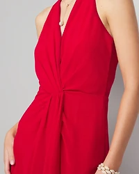 Sleeveless Chiffon Ruffle Dress