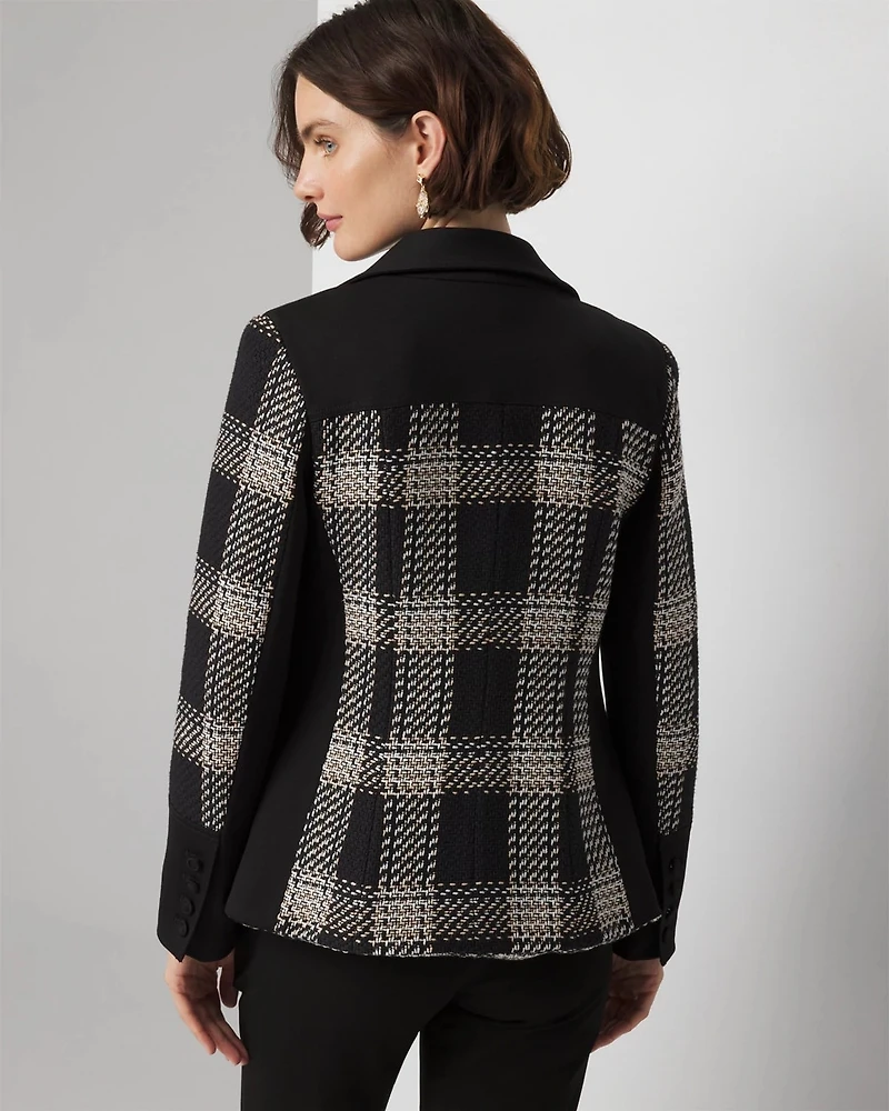 WHBM® Petite 3-Button Signature Tweed Blazer