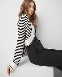 Striped Cocoon Sweater